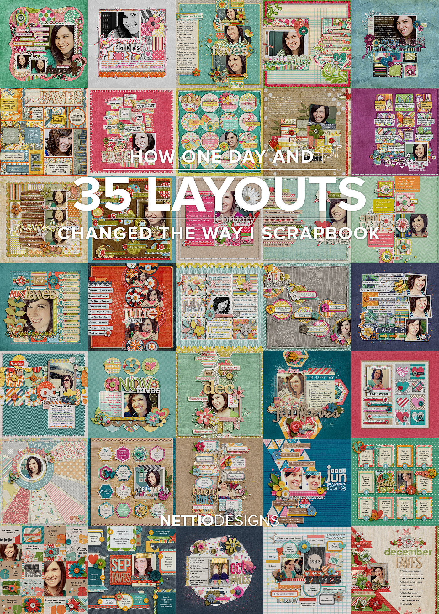 14 Scrapbook Layout Ideas about YOU – Scrap Booking